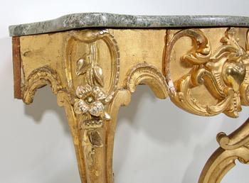 KONSOLBORD, rokokostil, 1800-talets slut.