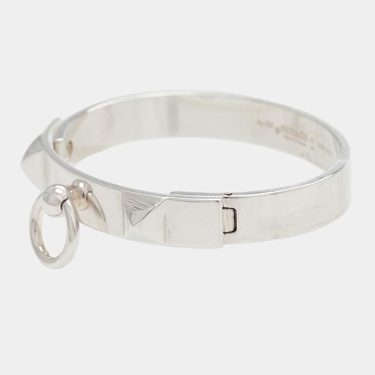 Hermès, armband, sterling silver, "Collier de Chien".