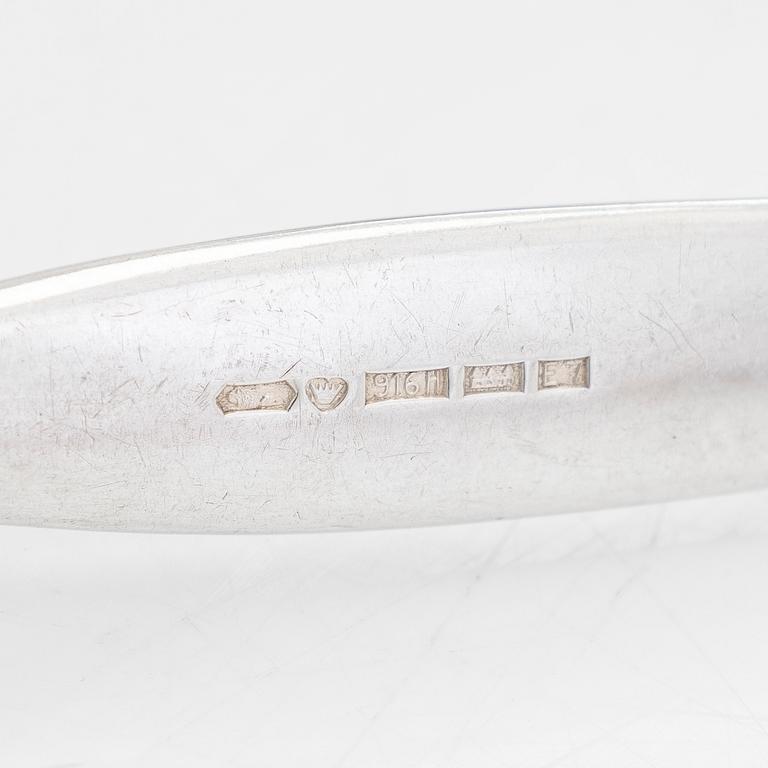 Tapio Wirkkala, bestick, "Tapio",  35 st, silver (925 och 916), "Tapio", Kultakeskus, Tavastehus 1958-1971.