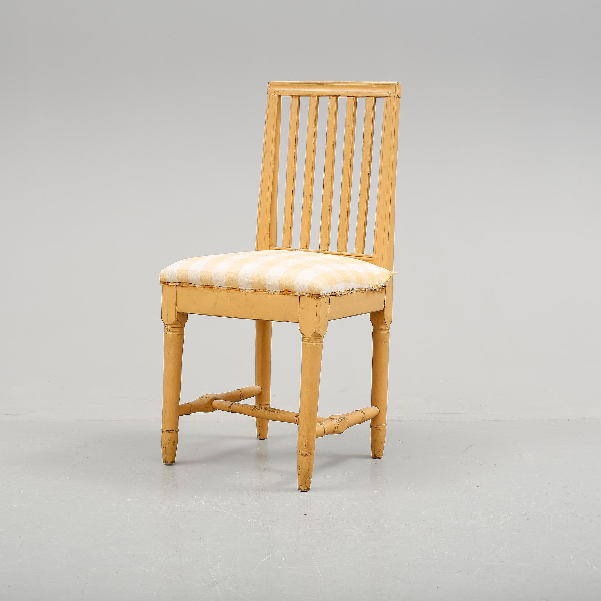 STOL. Gustaviansk, 1700-talets slut.