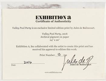 Jules de Balincourt, ”Valley Pool Party”.