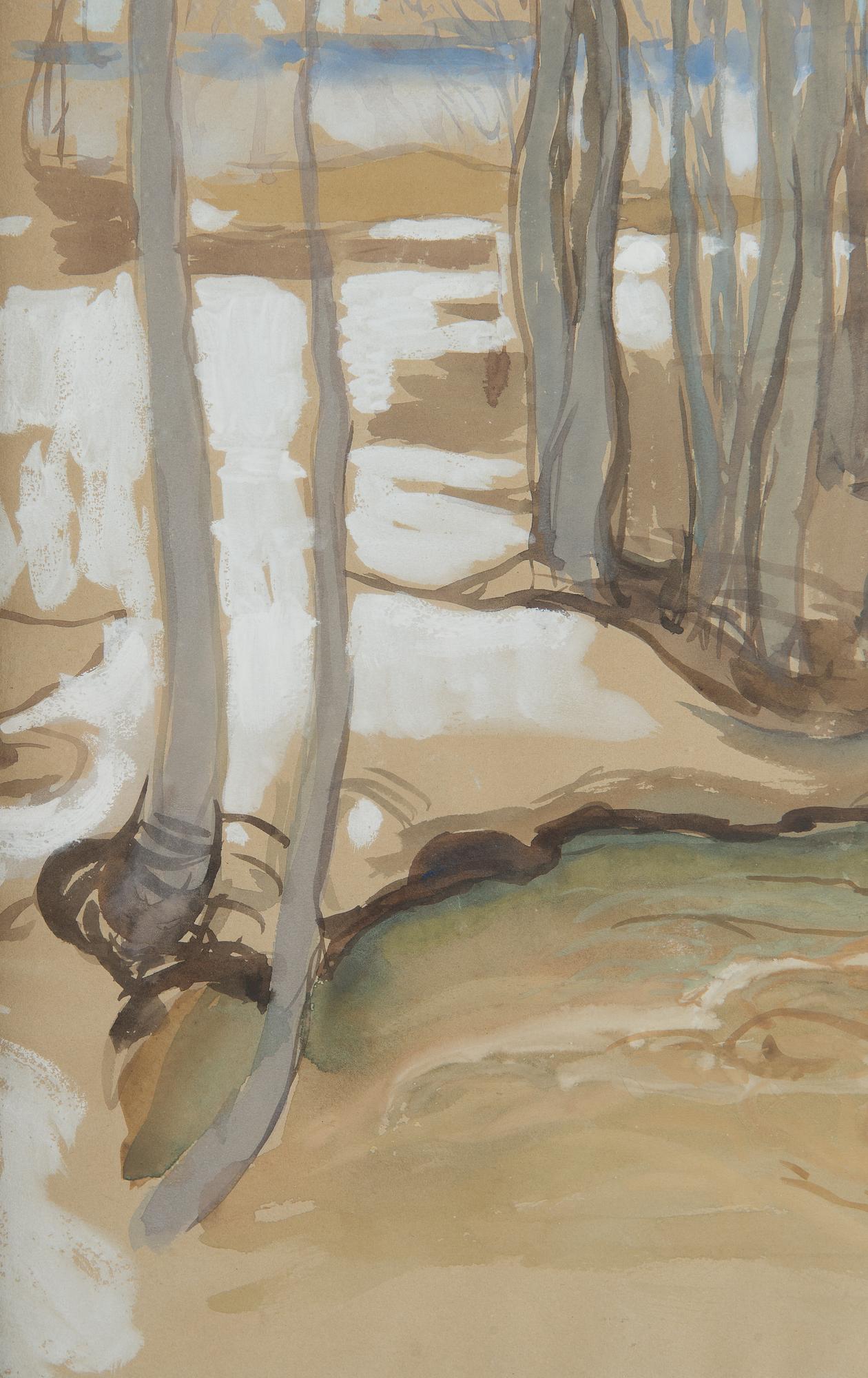 Eero Järnefelt, Spring Melting.