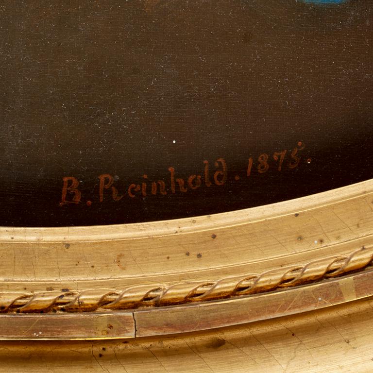 BERNHARD REINHOLD, olja på duk, sign o dat 1875.