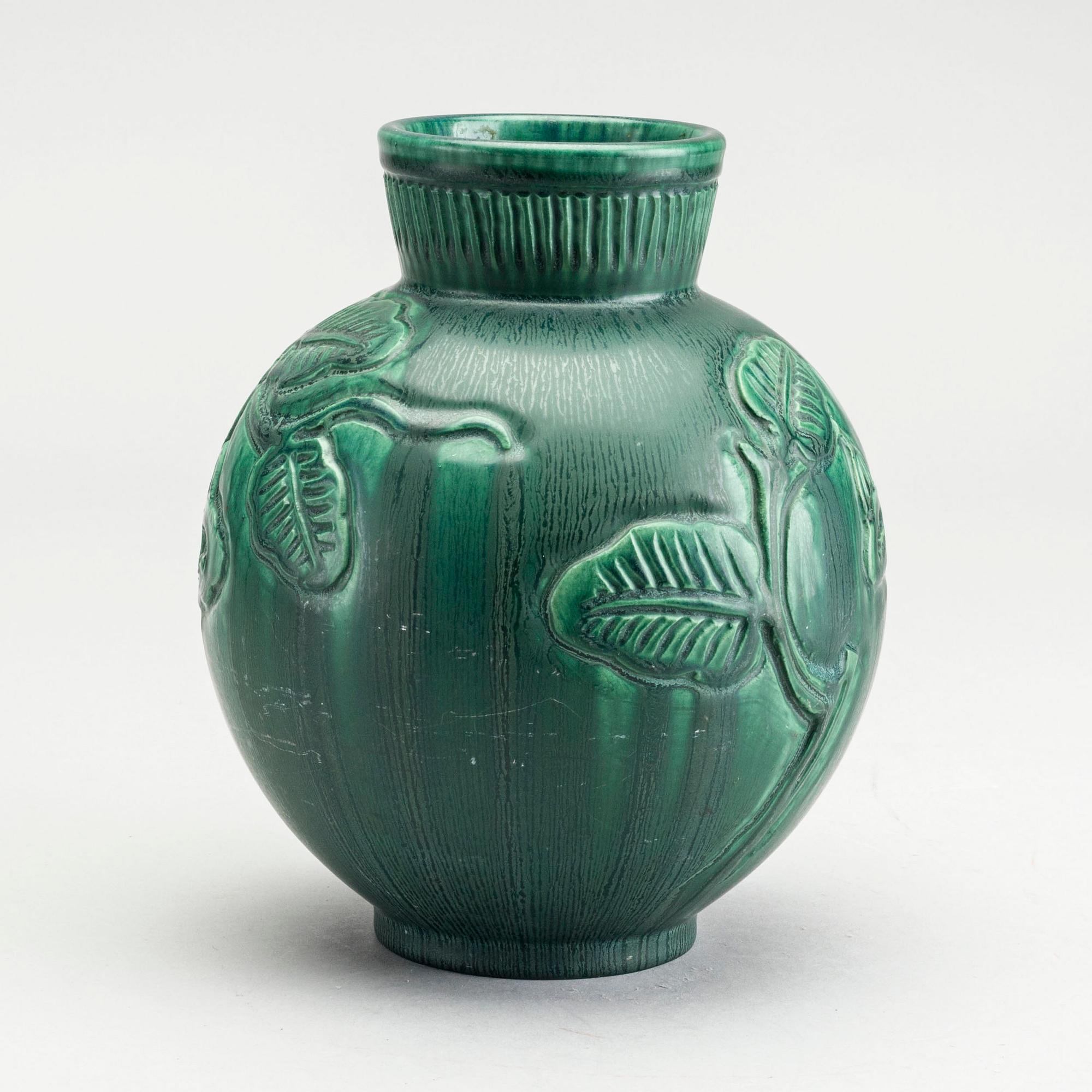 NILS EMIL LUNDSTRÖM, vas, stengods, Rörstrand.