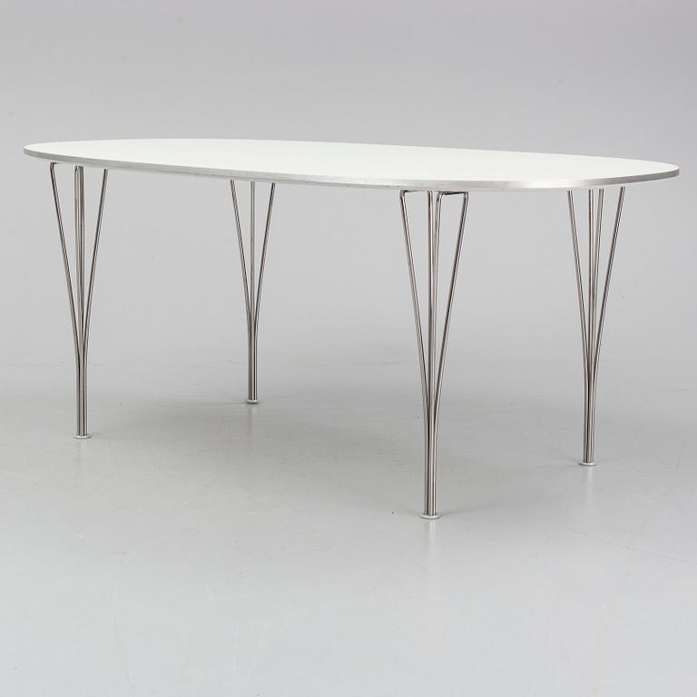BRUNO MATHSSON & PIET HEIN, 'Supperellips' table. Fritz Hansen, Denmark.