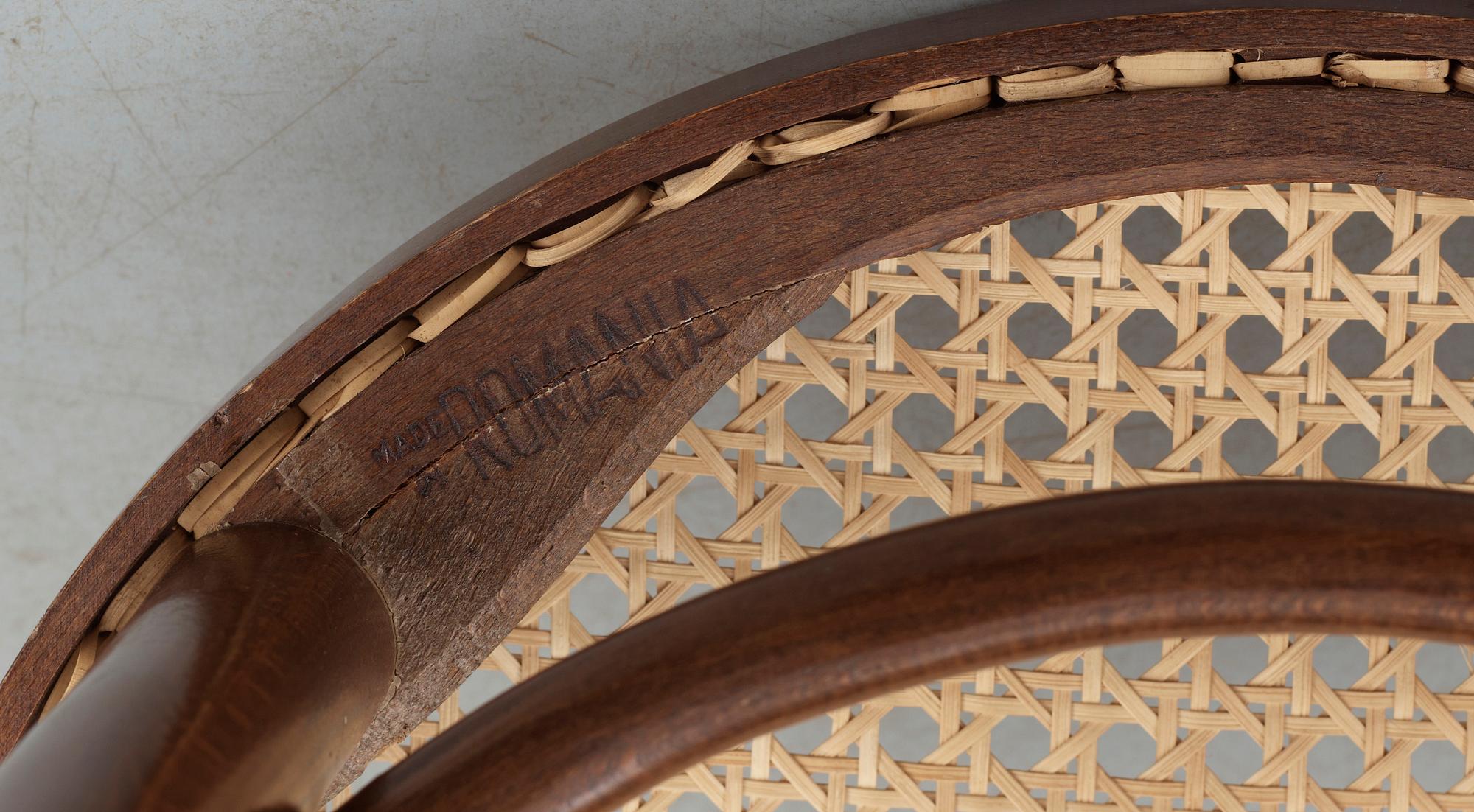 STOLAR, 4 st, Thonetstil, 1900-talets andra hälft.