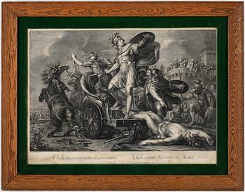 KOPPARSTICK, efter Hamilton, 1800-tal.