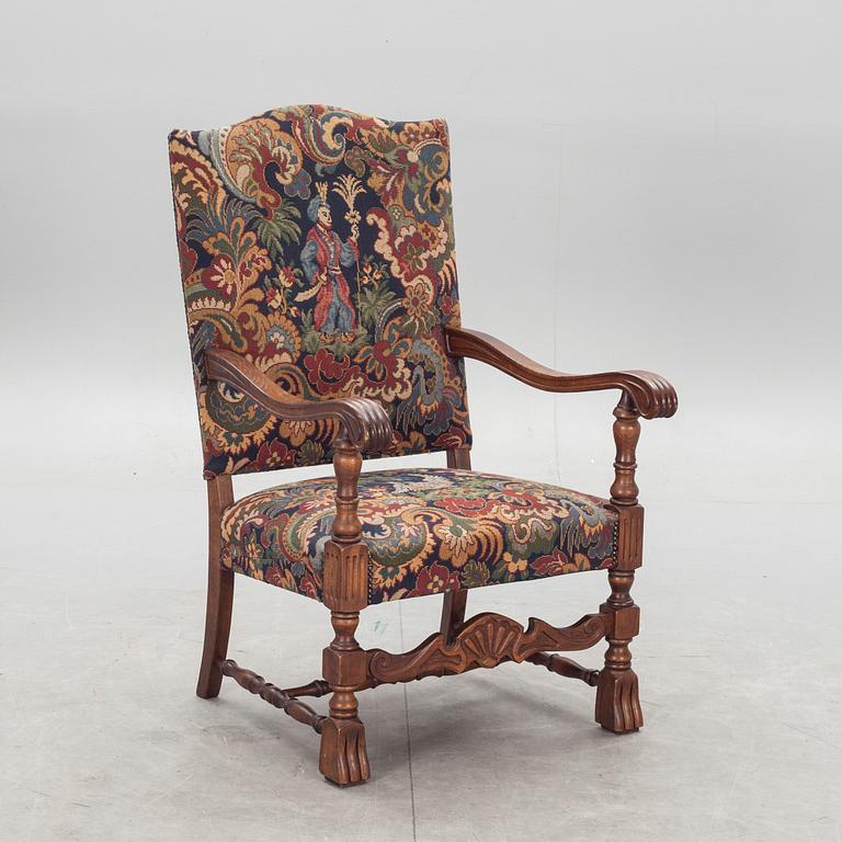 KARMSTOL, barockstil, 1900-tal.