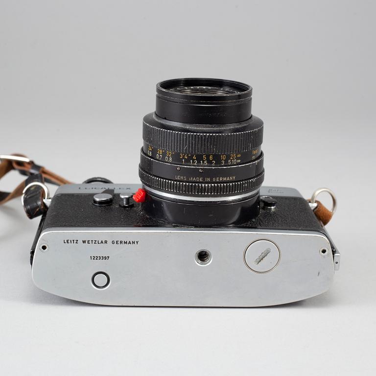LEICAFLEX SL, with 4 lenses.