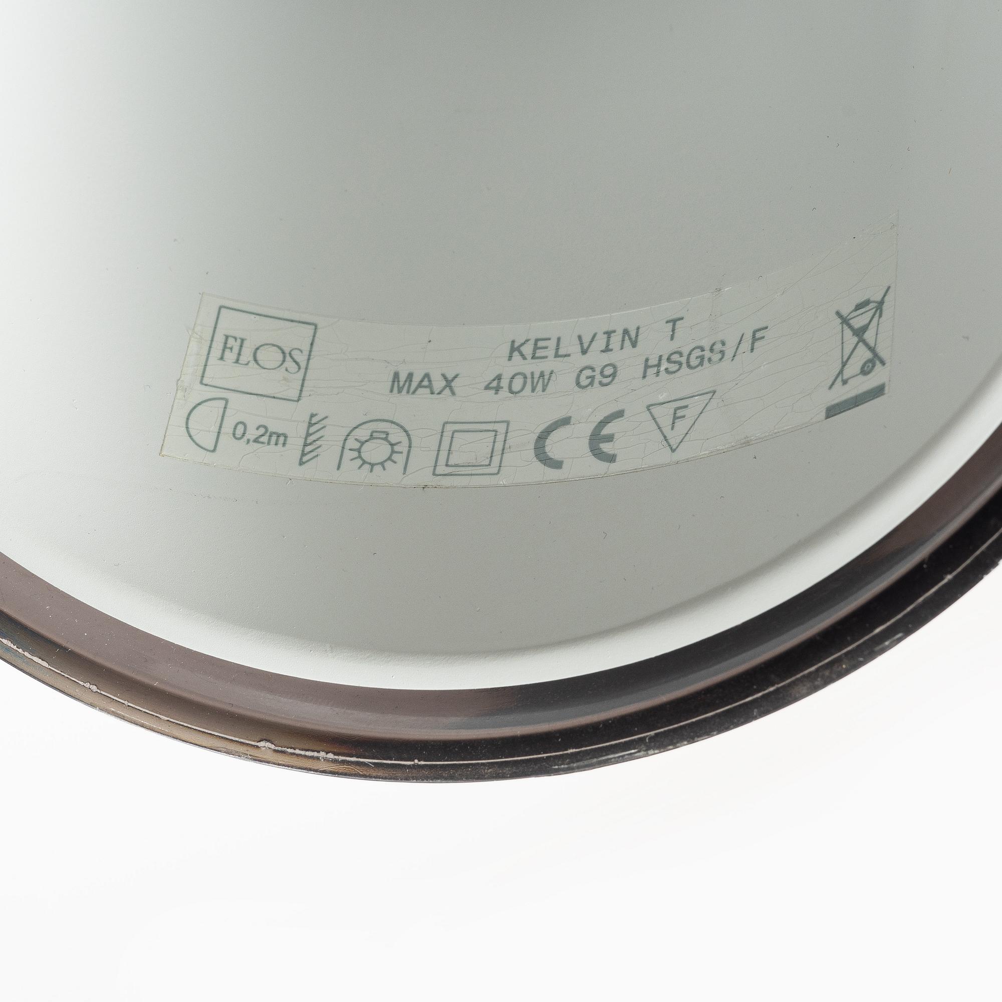 Antonio Citterio, Table lamp, 'Kelvin T', Flos, 21st century.