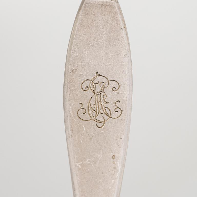 Bestickuppsättning, 24 dlr, silver Kultakeskus, Tavastehus 1939.