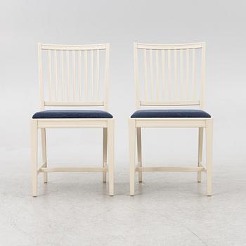 Svante Skogh, a 'Vindö' dining table and four chairs, Balders snickeri, Vaggeryd, second half of the 20th century.