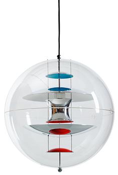 73. A Verner Panton 'VP-Globe' hanging lamp, Louis Poulsen, Denmark.