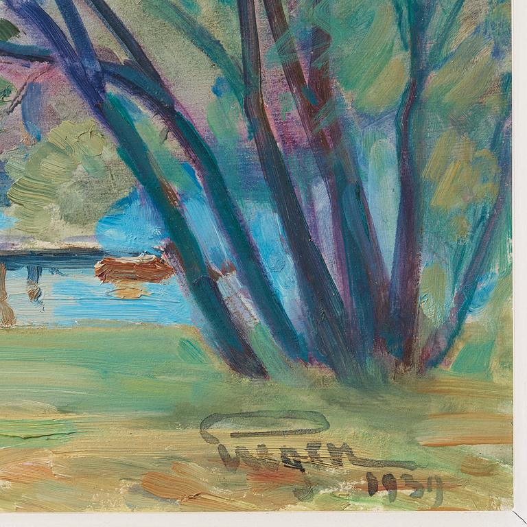 Prins Eugen, "St[r]andbild W.udden 1939".