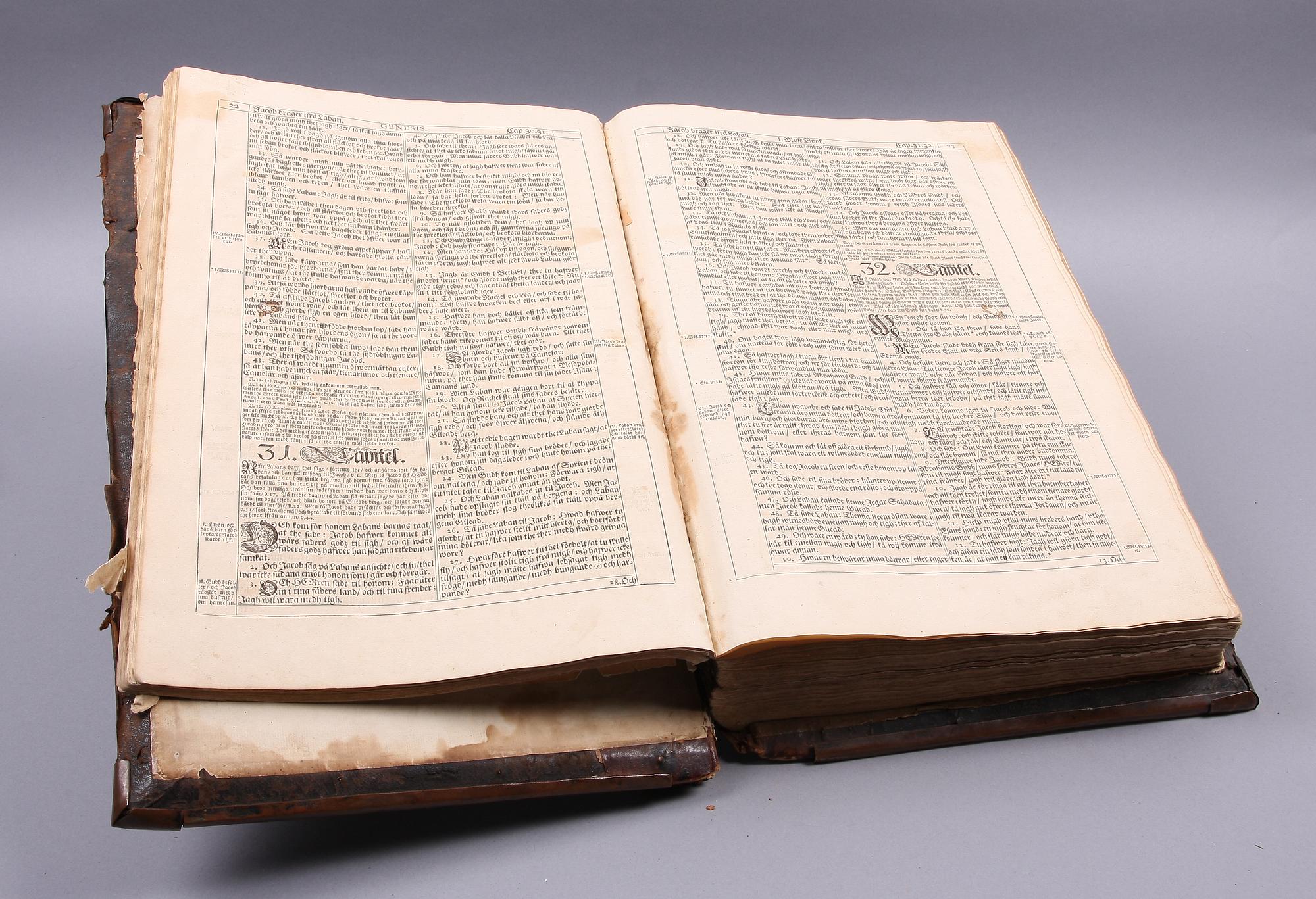 BIBEL. Sverige, 1700-tal.