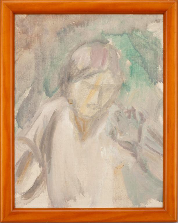 ELLEN THESLEFF (FINLAND), olja på skiva.