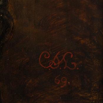 CHARLES SILLEM LIDDERDALE, olja på duk, signerad med monogram CSL och daterad 69.