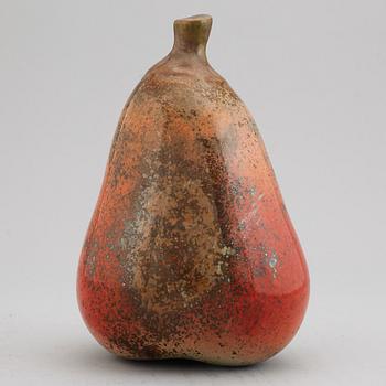 HANS HEDBERG, a faience sculpture of a pear, Biot, France.