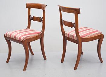 STOLAR, 7 st, Karl Johan-stil, 1900-talets första hälft/mitt.
