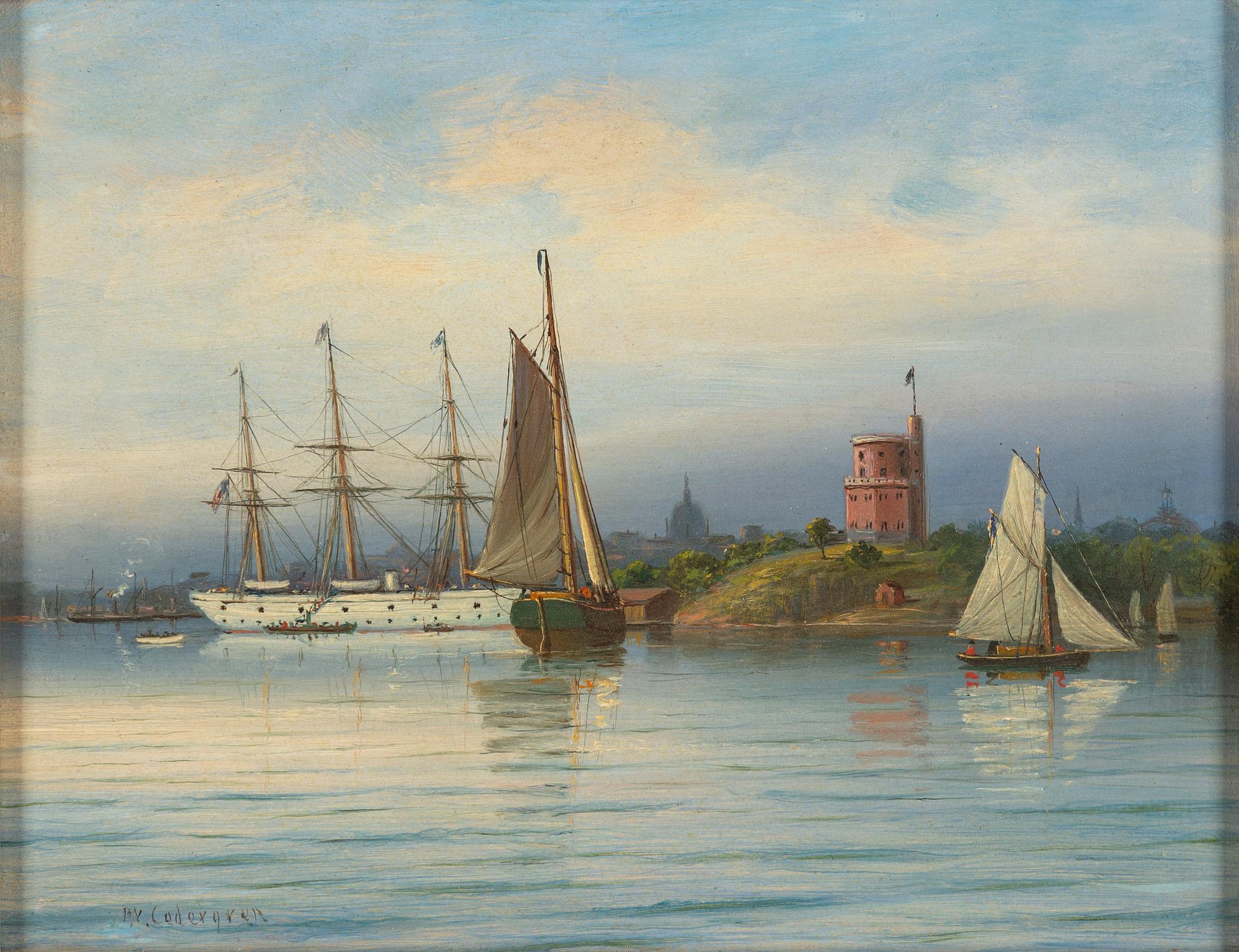 PER WILHELM CEDERGREN, oil on paper panel, signed.