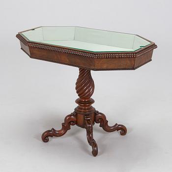 Display table, late 19th century.