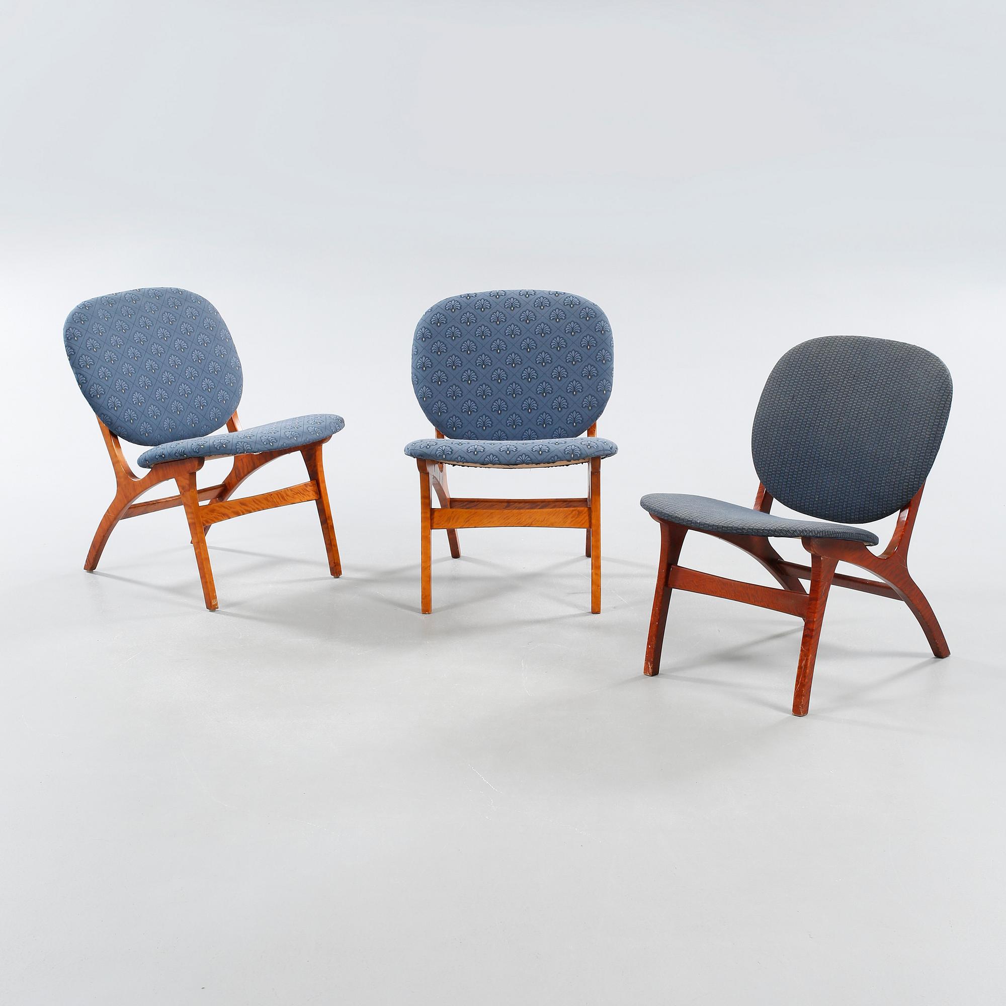 FÅTÖLJER/TV-FÅTÖLJER, 2 + 1, 1950-tal.