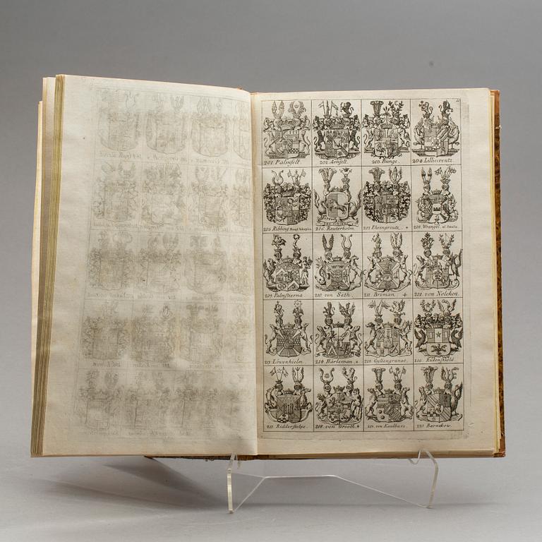 BOK, "Svea rikes Ridderskaps och Adels vapenbok", Stockholm 1764.