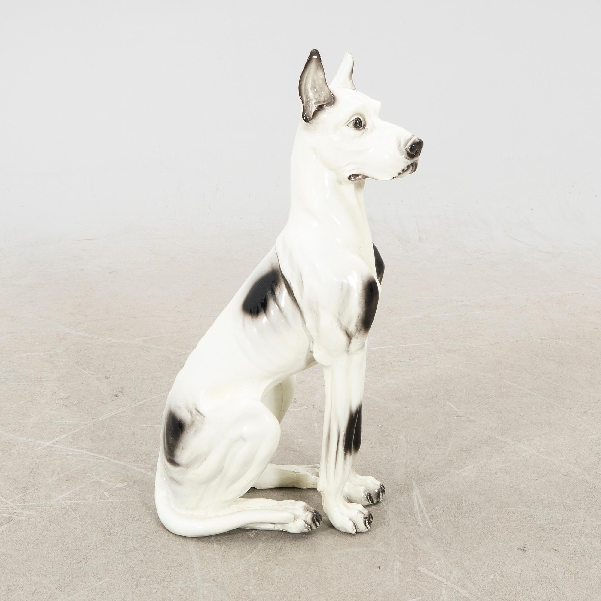 Floor figurine late 20th century earthenware.