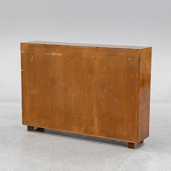 A stained birch bookcase, 1930's/40's.