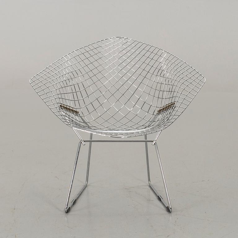 HARRY BERTOIA, fåtölj "Diamond chair", 1900-talets senare del.
