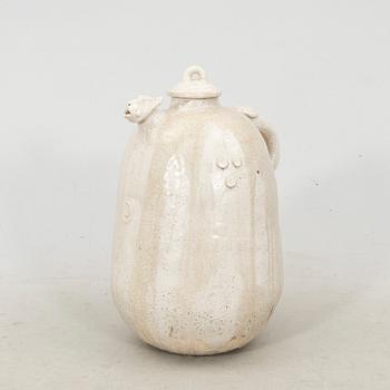 Gösta Grähs, signed stoneware teapot floor model own workshop.