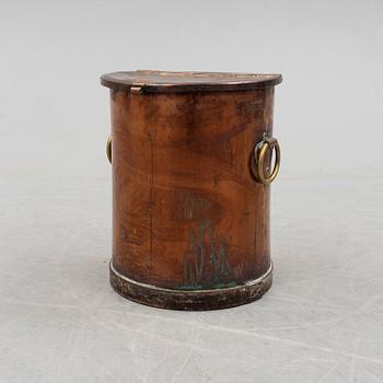 A copper water container, around the year 1900.