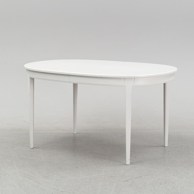 Carl Malmsten, a dining table and a set of six chairs, 'Herrgården' for Bodafors.