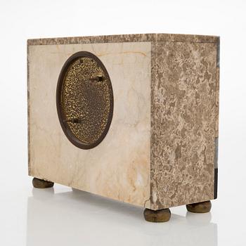 Pöytäkello, art deco, 1920/30-luku.