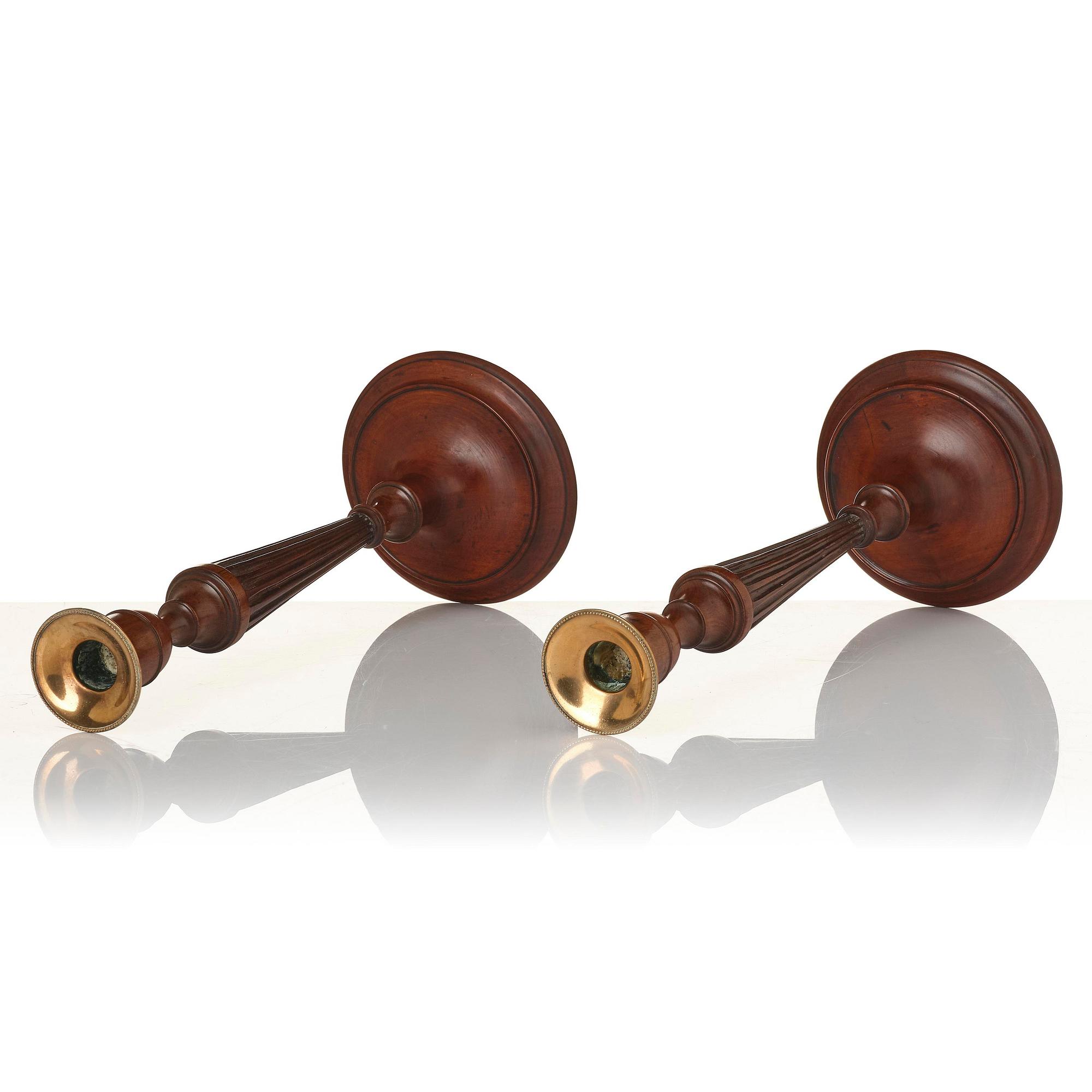 Ljusstakar, ett par, England, 1800-talets första hälft, Regency.