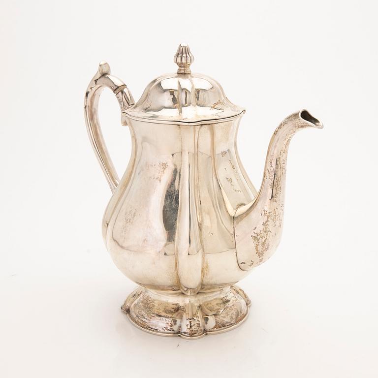 Coffee pot, silver, Guido Alm, Finland, 1927.