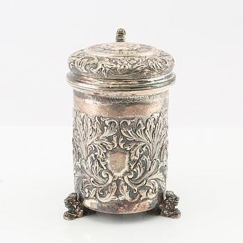 Baroque-style silver loving cup, Mema, Swedish import marks.