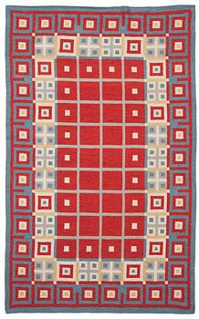 891. CARPET. Flat weave. 297,5 x 183 cm. Sweden around 1950.