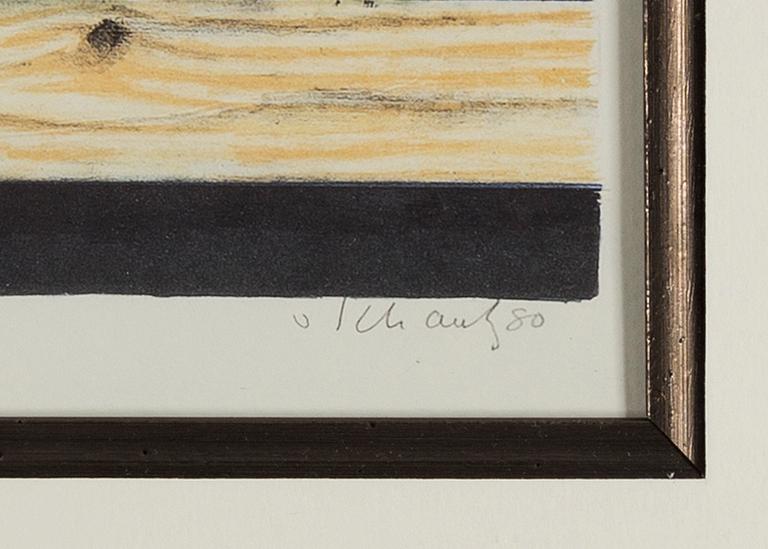 PHILIP VON SCHANTZ, lithograph in colours, signed 28/170.