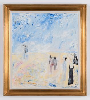 Madeleine Pyk, "Promenad på stranden" (Walk on the Beach).
