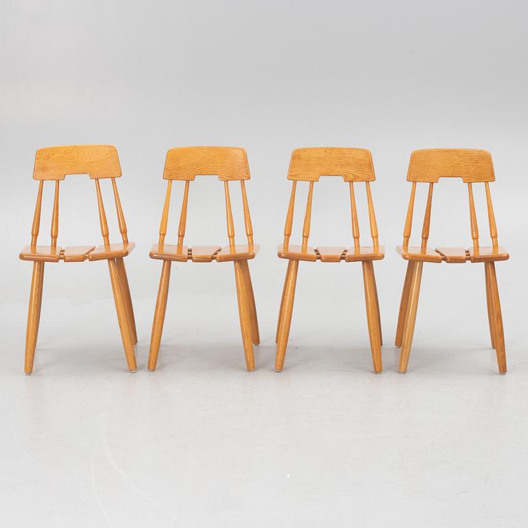 Carl-Gustav Boulogner, stolar, 4 st, Bröderna Wigells stolfabrik, 1950-tal.