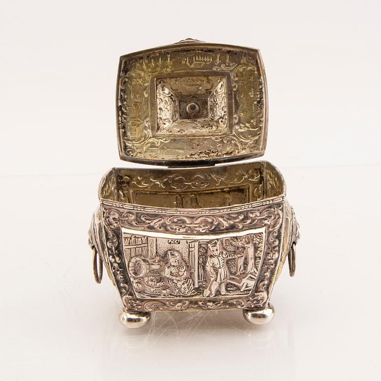 Socker och grädd-set  3 dlr silver möjligen Barbour & Co USA 1900-talets början.