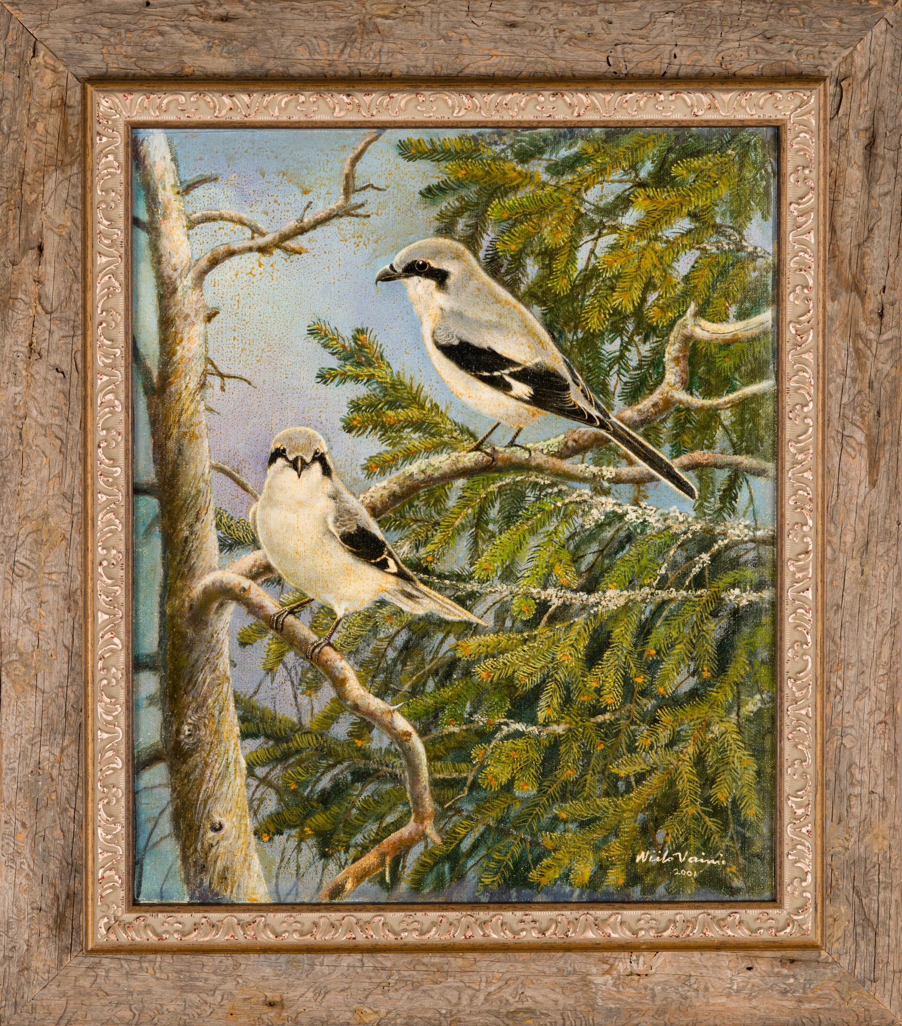 NIILO VAINIO, öljy kankaalle, pingotettu levylle, signeerattu ja päivätty 2001.