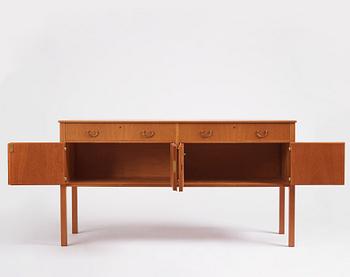 Josef Frank, a mahogany sideboard, Firma Svenskt Tenn, Sweden, probably 1940s-1950s.