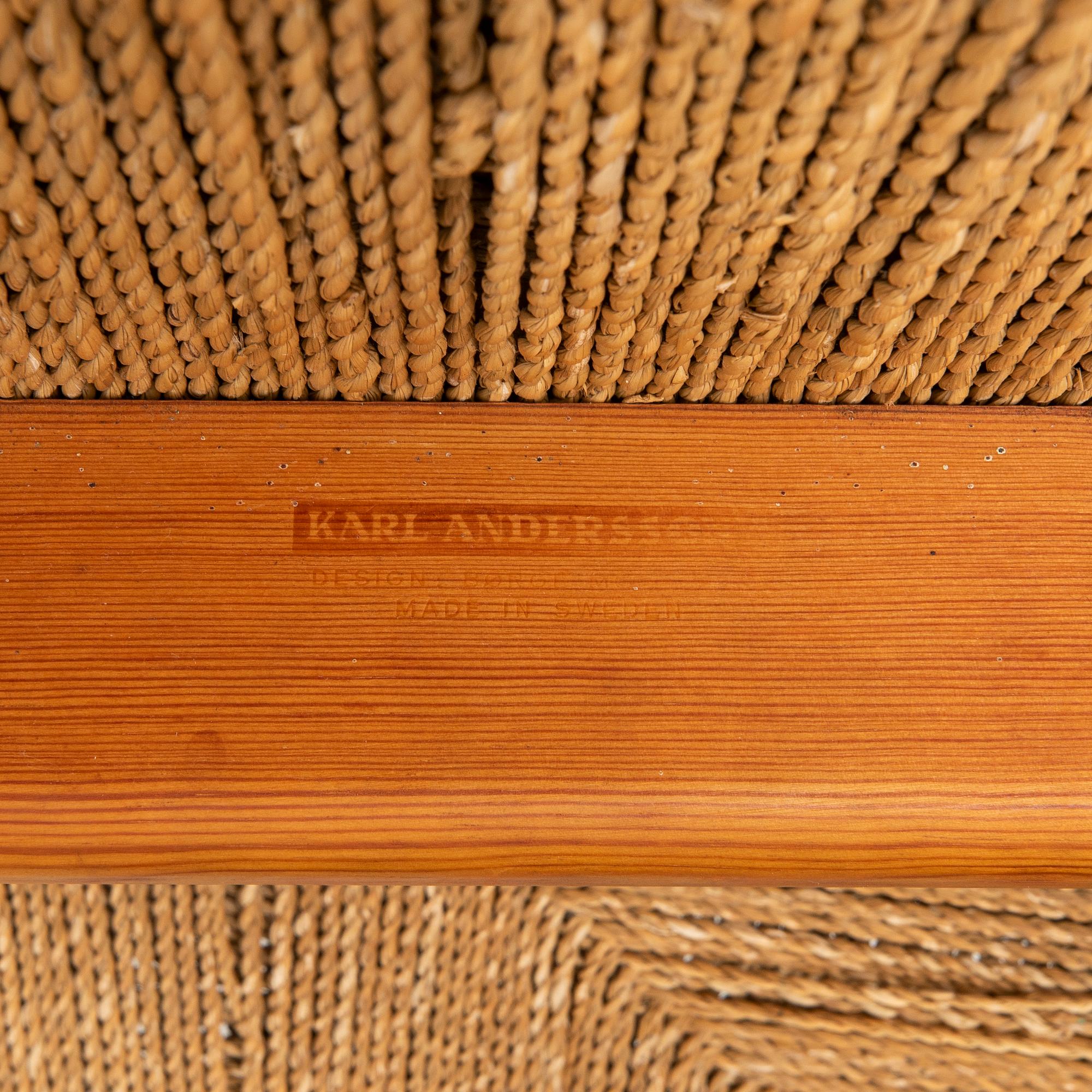 Børge Mogensen, Chairs 4 pcs. "Asserbo", Karl Andersson and Sons, second half of the 20th century.