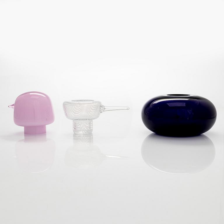 Matti Klenell, a 'Korpi Mommy' glass bird signed M. Klenell Iittala.