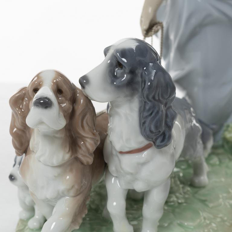 Lladró Privilege, figurine, "Puppy parade", Lladró, Spain.