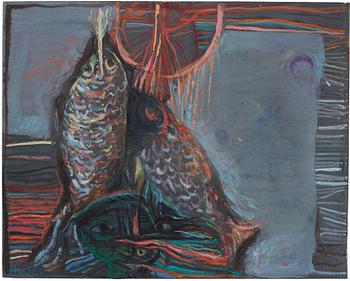 CO Hultén, mixed media, signed and executed 1948.