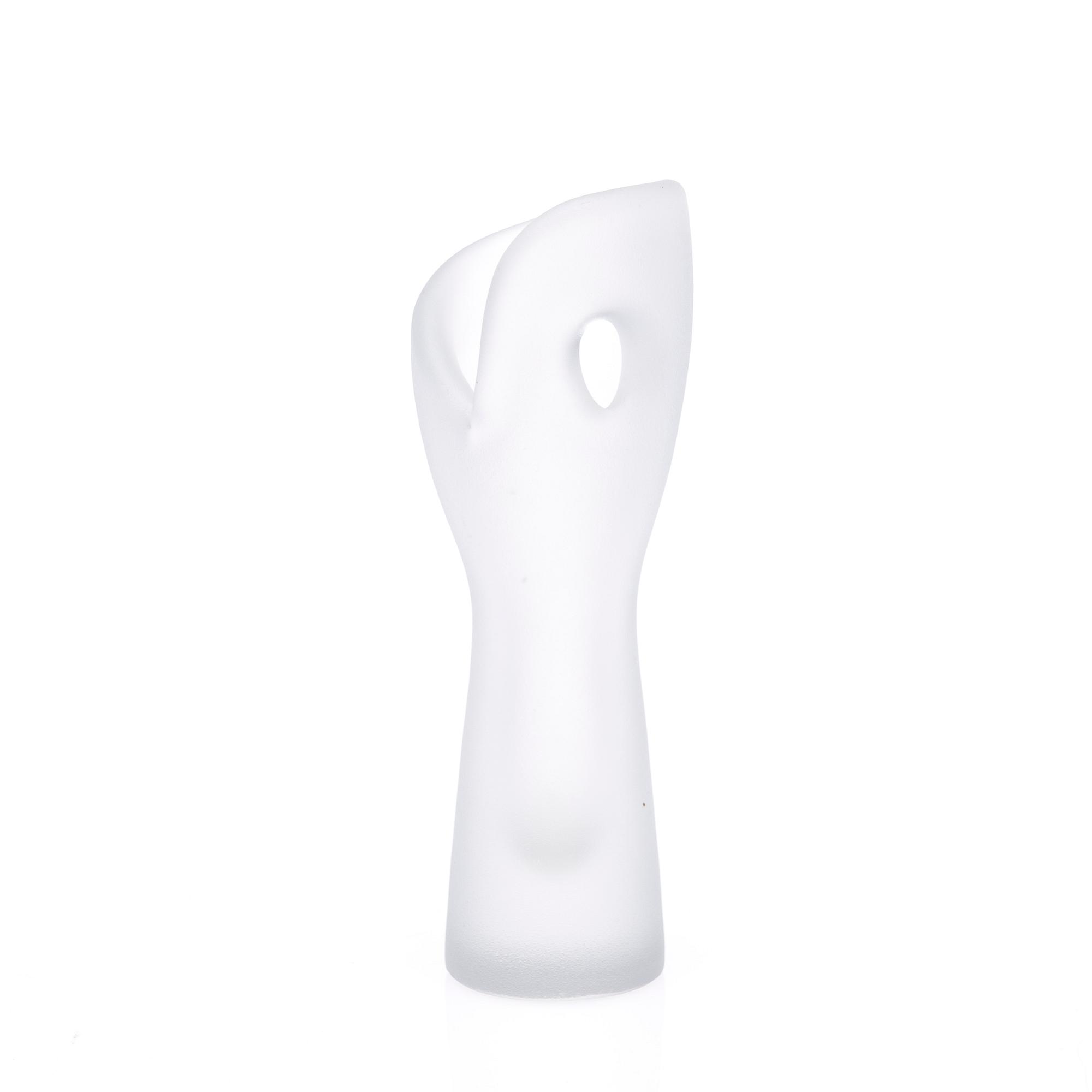 VAS, glas, "Hiidennyrkki" (Jättens näve), signerad Timo Sarpaneva Iittala, -55.