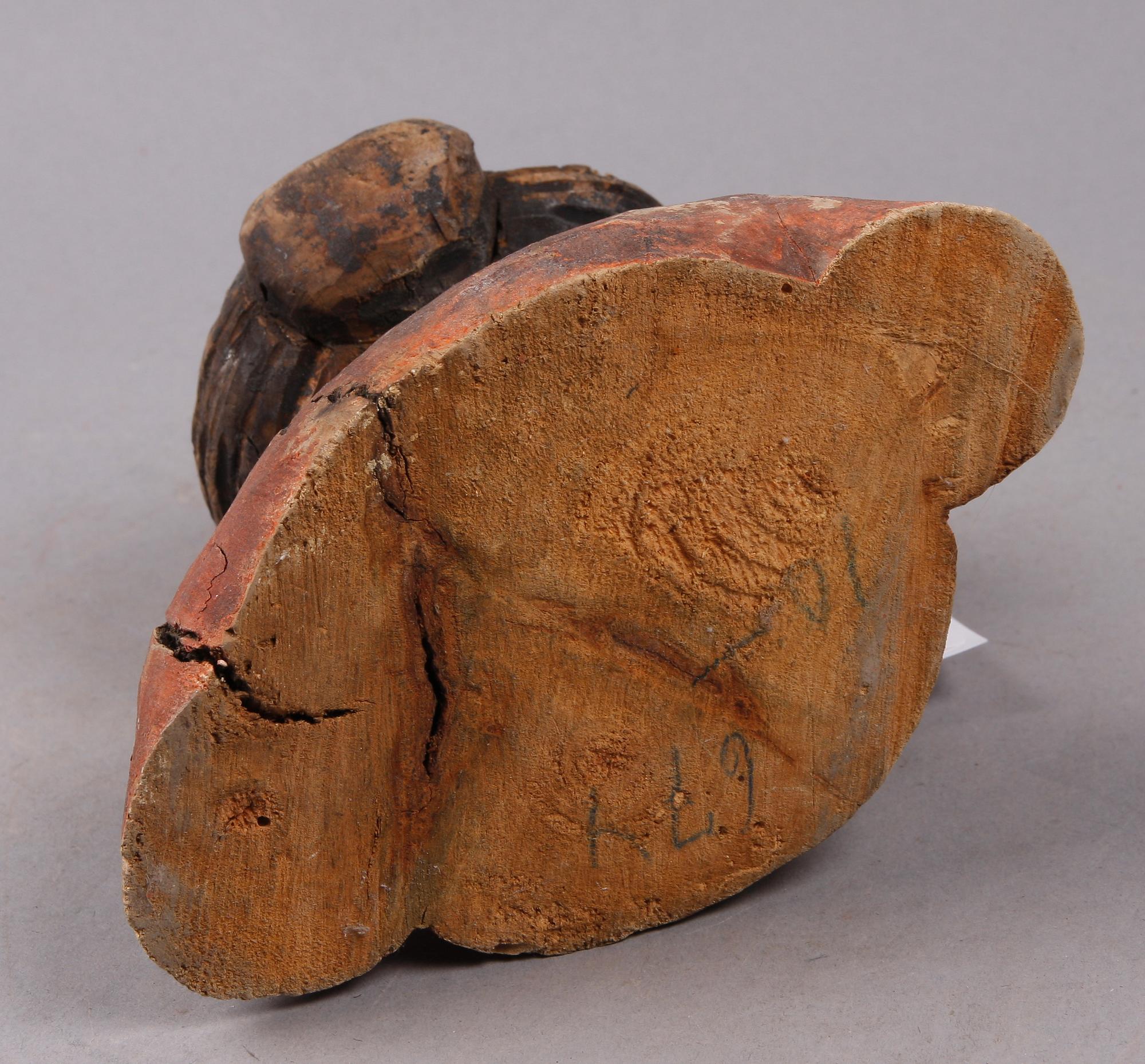 SKULPTUR, trä, troligtvis 1800-tal.